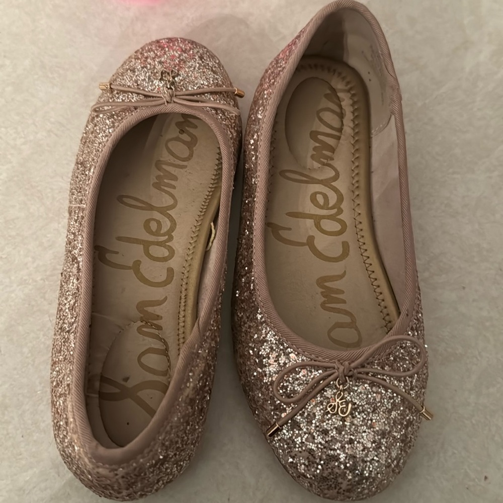 Sam Edelman glitter girl flats-minimal wear